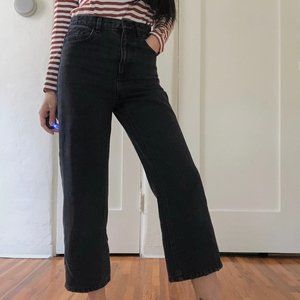 Oak + Fort High Rise Straight Leg Denim